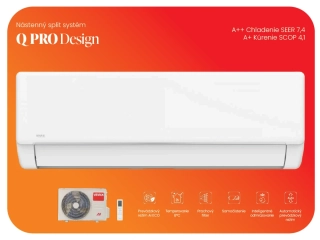 Nástenná klimatizácia VIVAX Q–DESIGN ACP-12CH35AEQI PRO 3,5 kW
